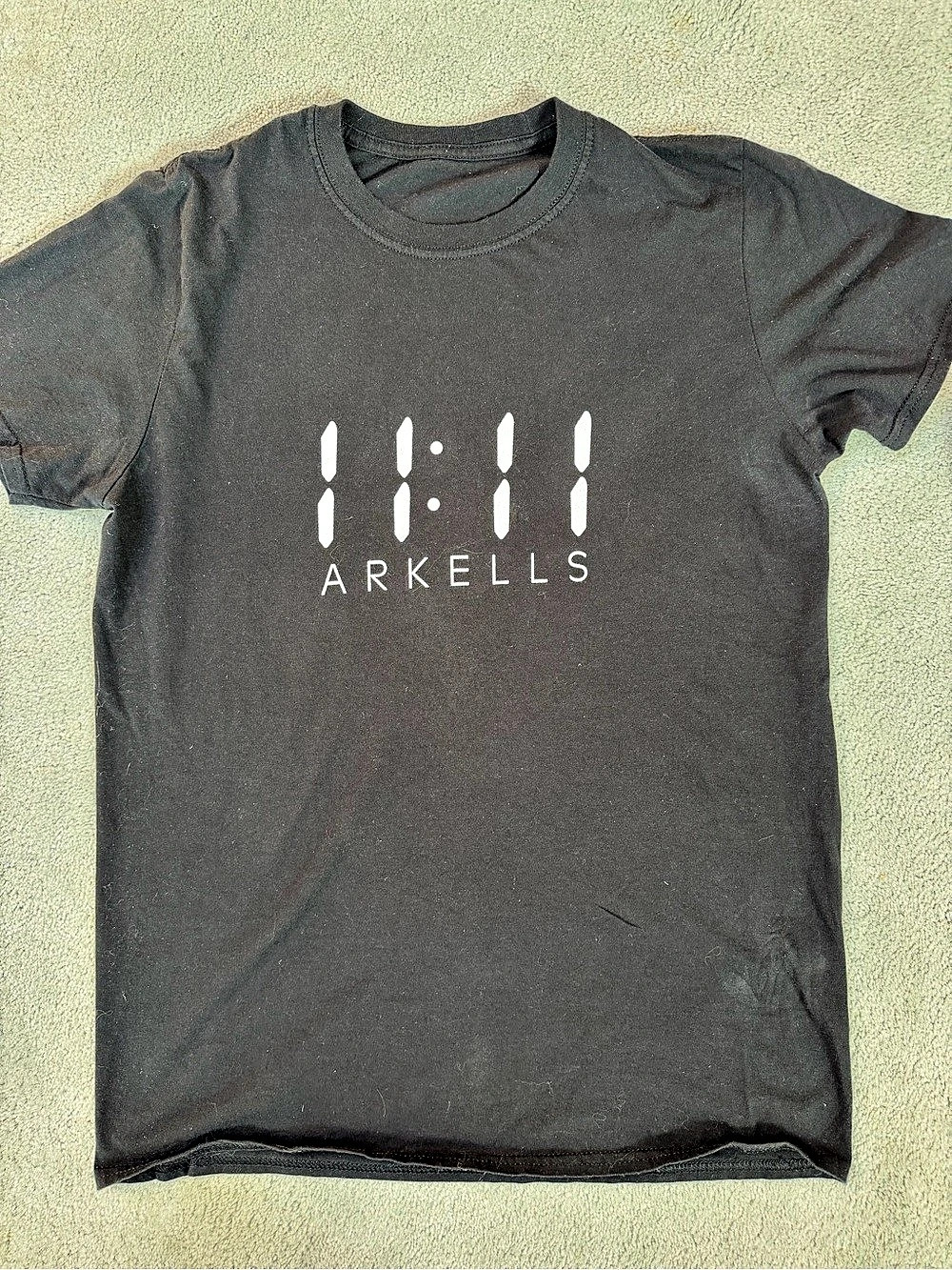Arkells 11:11 Short Sleeve Graphic Tee in Black